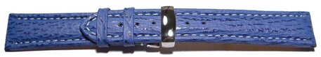 Correa para reloj - tiburn - Deployante II - de color azul clar 18mm Acero