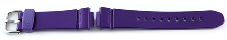 Correa para reloj Casio violeta para BG-5600SA-6, BG-5600SA, BG-5600 de resina brillante
