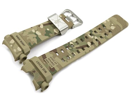 Correa Casio edicin British Army x Casio G-Shock Mudmaster de resina camuflaje para GG-B100BA GG-B100BA-1A GG-B100B-1AER