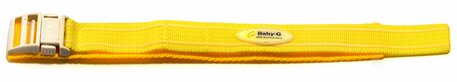 Velcro-correa para reloj Casio para Baby-G BG-1003AN-9,BG-341,etc, Textil, amarillo