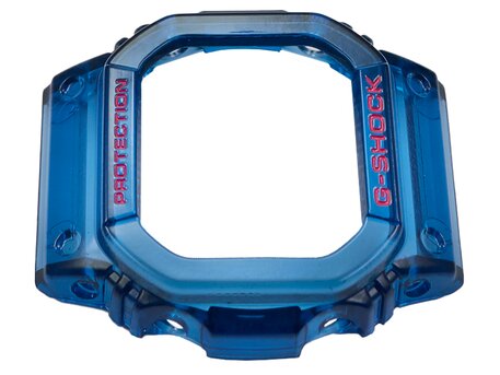 Bisel de recambio Casio G-Shock G-Lide GLX-5600C-2 Luneta azul transparente