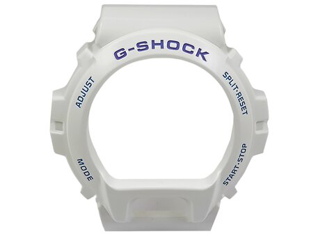 Luneta de recambio Casio G-Shock para DW-6900RCS-7 de resina blanca